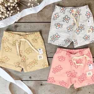 Short Estampado Algodon Rustico Nena “Big Bay” T.(6-9/9-12/12-18/24/36 meses) Art.179