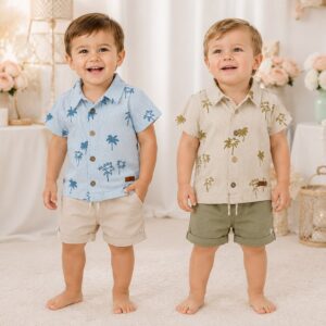 Camisa Estampada Bambula “Big Bay” T.(6-9/9-12/12-18/24/36 meses) Art.3146
