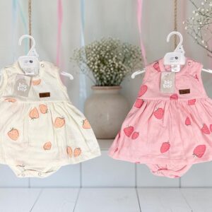 Body Vestido Estampado Bambula “Big Bay” T.(RN/0-3/3-6/6-9/9-12 Meses) Art.3002