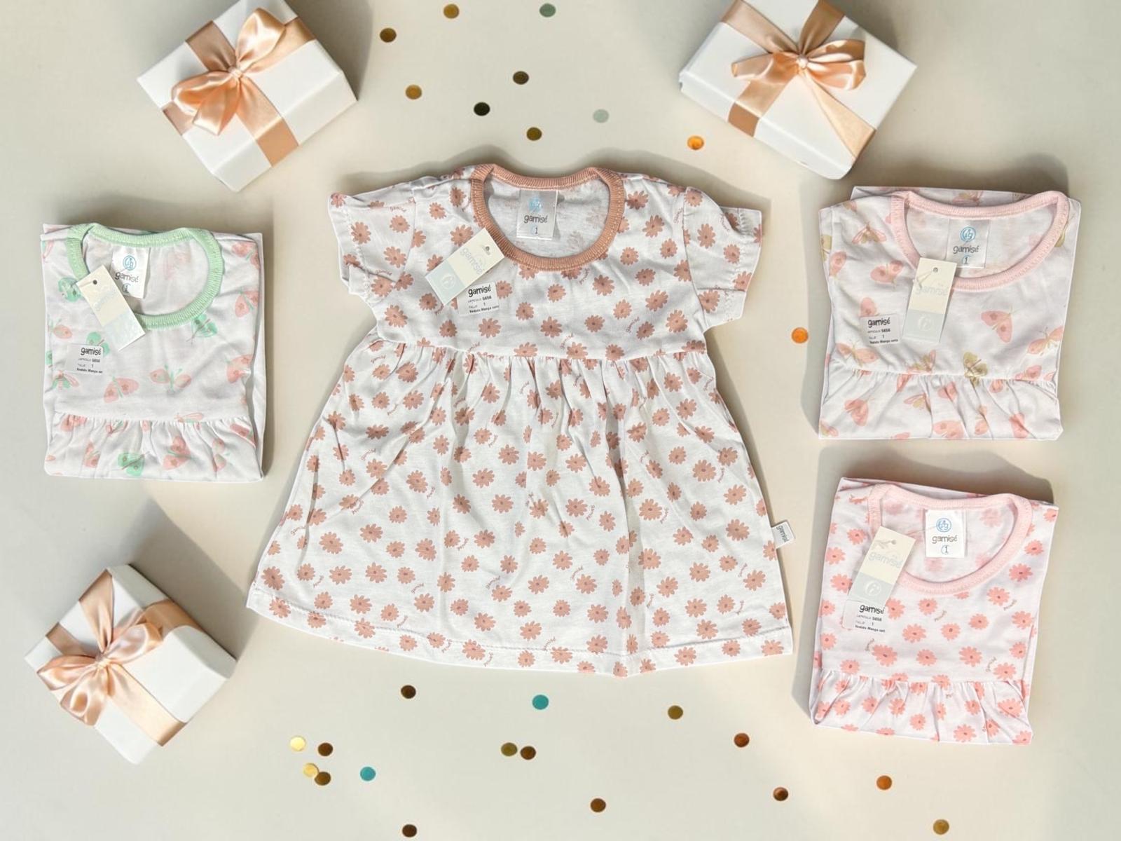 Vestido Algodon Estampado “Gamise” T.(1 al 3) Art.5656