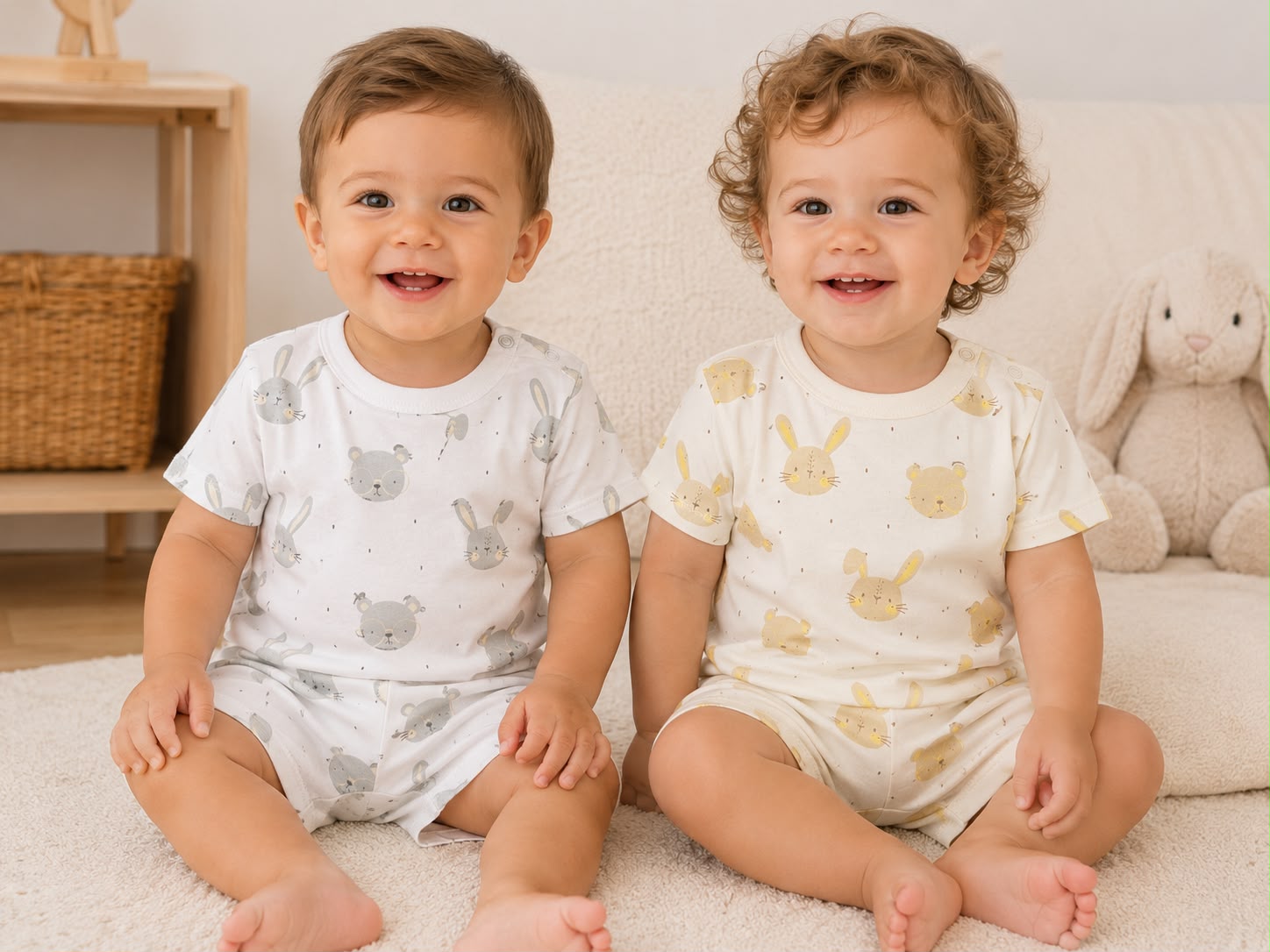 Conjunto Pijama Manga corta (Remera y Short) "Naranjo" T.(2 al 6) Art.2462