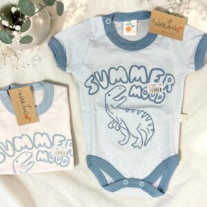 Body Manga Corta con estampa Nene “Naranjo” T.(0 Al 4) Art.5132
