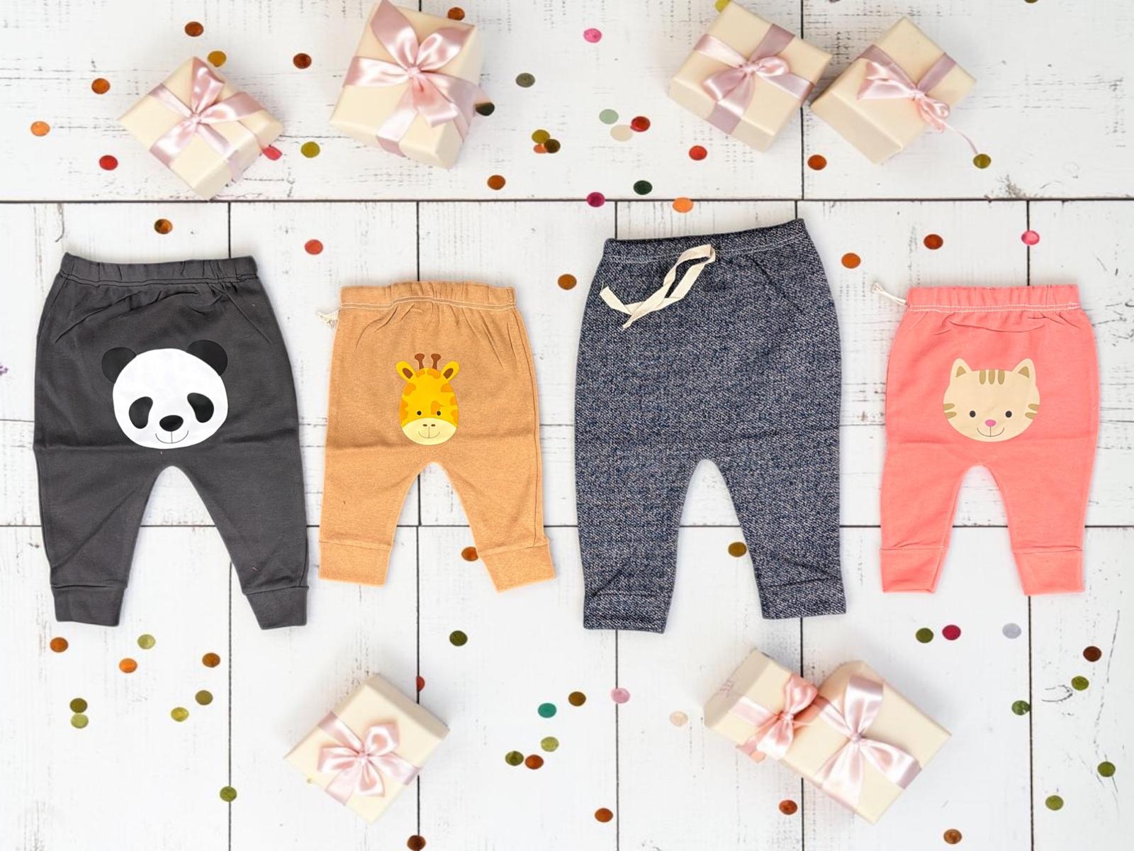 Pantalon Algodon con estampa trasera “Andy” T.(1 al 4) Pack x 6