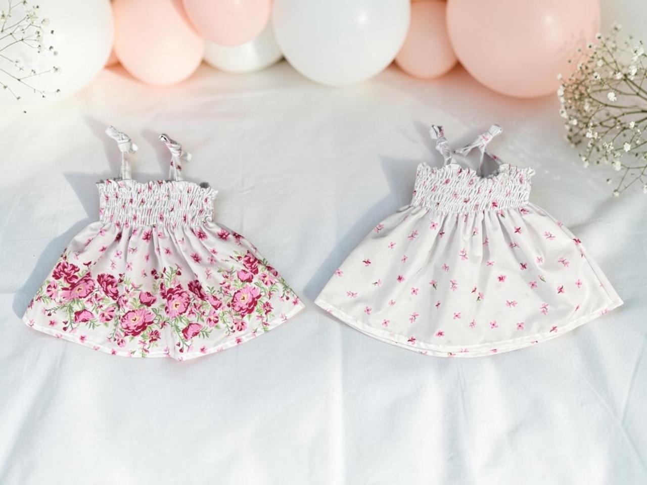 Vestido con Bretel Elastizado “Pipis” T. (1-2-3)