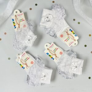 Media Puntilla T. (S, M, L y XL) Hasta Comunion Pack x 12