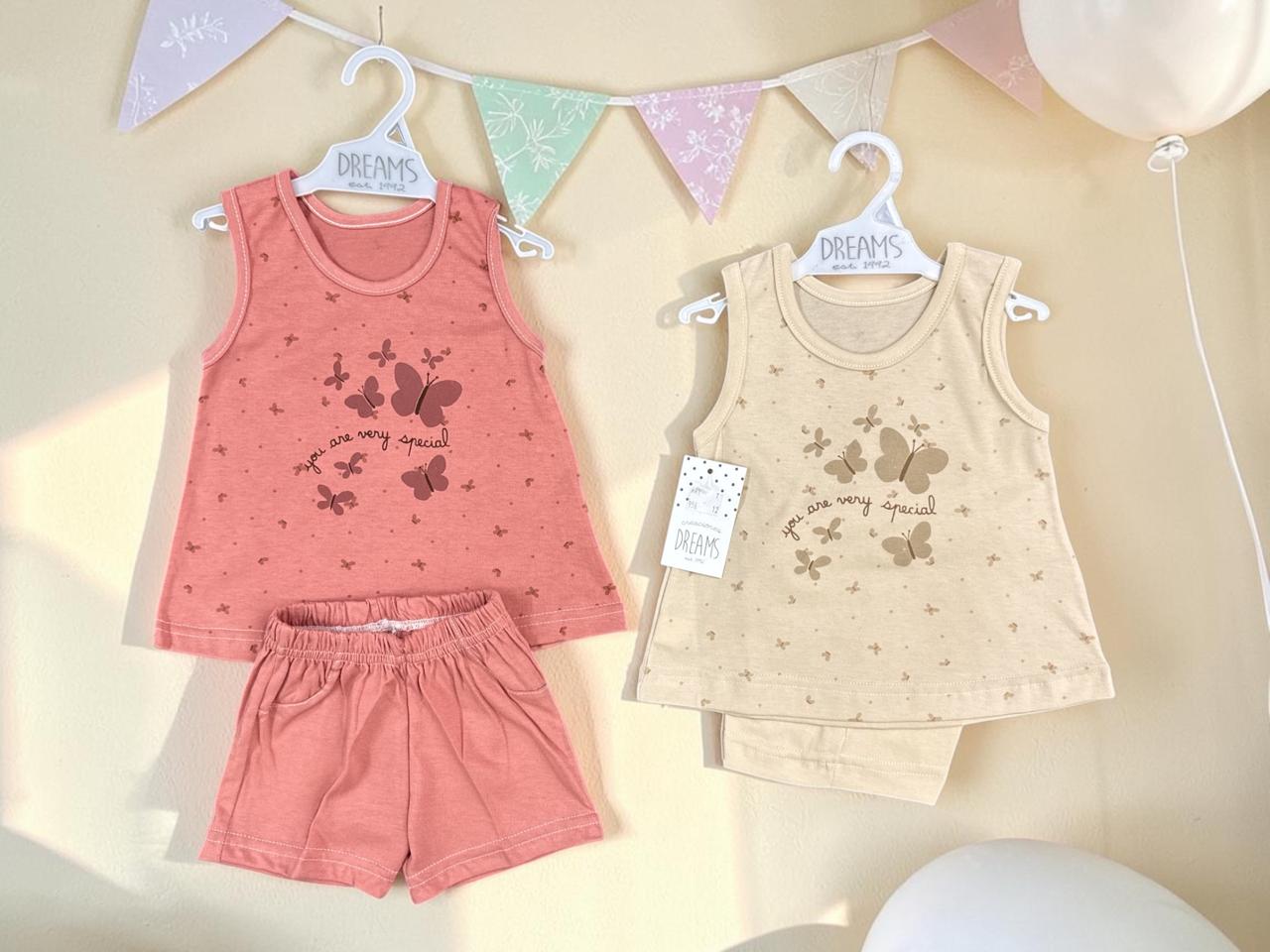 Conjunto Sin Manga "Mariposa" Estampada Dreams Art. 956 OFERTA PRETEMPORADA