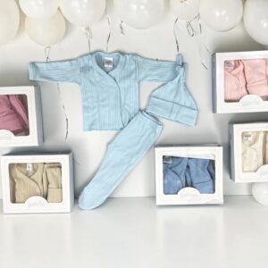 Set en Caja de Canale (Body, Medio Oso y Gorro) T. (0 al 2) Gamise Art. 27050