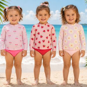Conjunto UV Big Bay Estampado Nena Talle (6 a 9, 9 a 12, 18, 24 y 36 meses) Art.13-1