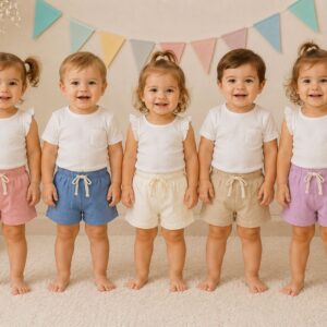 Short Canale Liso COLOR CREMA Gamise T.(2 al 5) Art.27007