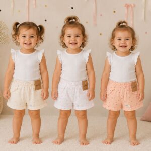 Short Con Volados "Plumeti" Gamise T.(1 al 5) Art. 25002