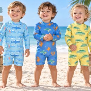Entero UV Estampado Nene "Big Bay" T.(6 a 9, 9 a 12, 18, 24 y 36 meses) Art.12