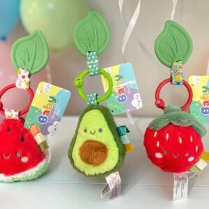 Peluche Sonajero “Fruta” con colgante y mordillo “Woody Toys” Art.8937