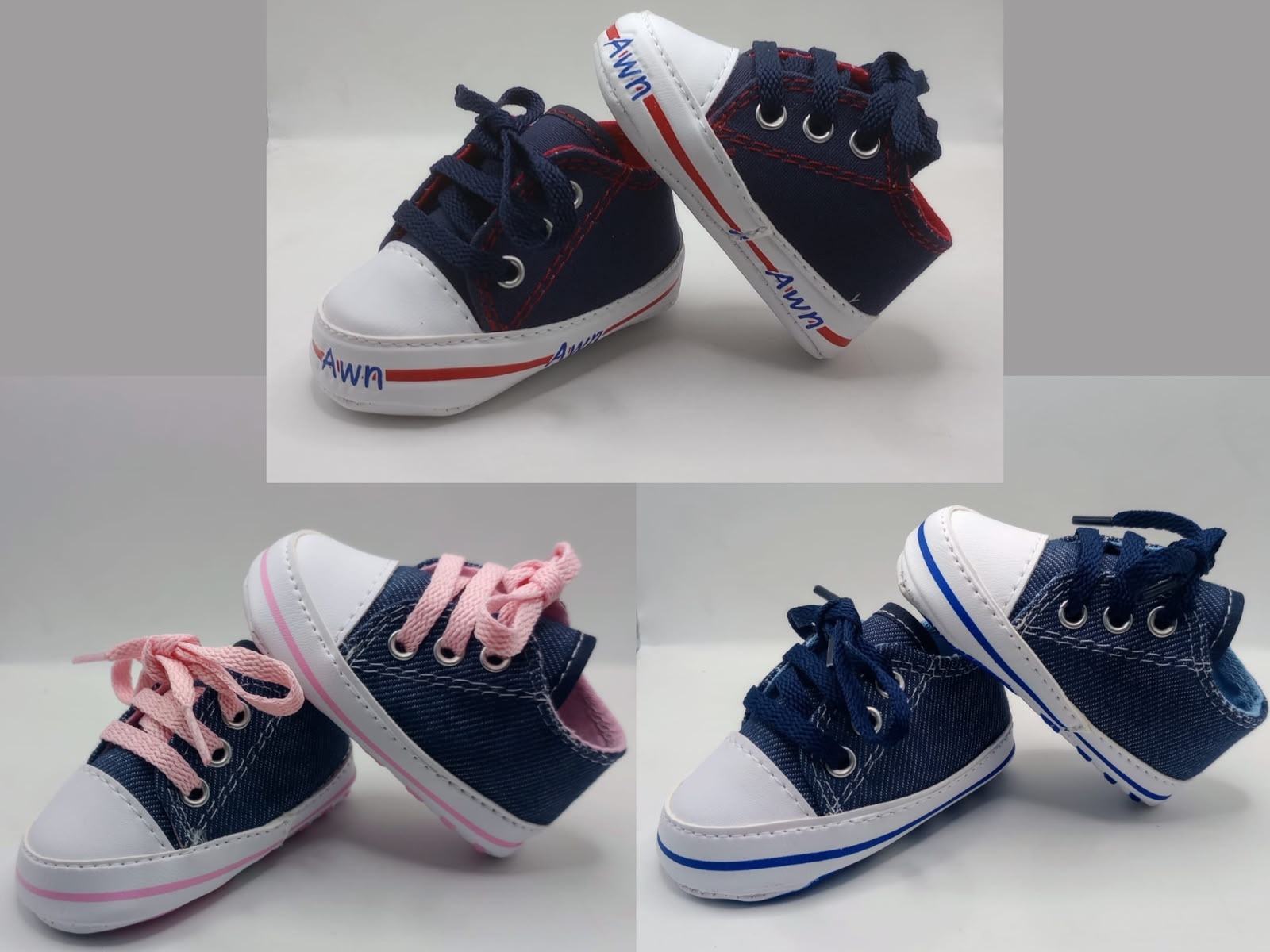 Zapatilla jean “Arwin” T.(S-M-L) Surtido de colores