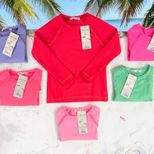Remera UV Lisa NENA "Naranjo" T.(4-6-8 años) Art.5939 (En bolsa ziploc)