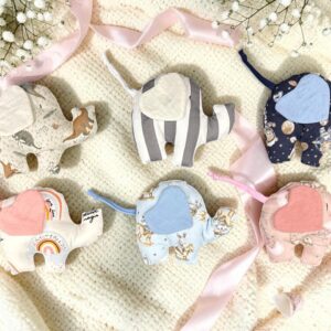 Sonajero de Tela “Elefante" “Pame Babies” Surtido de colores OFERTA