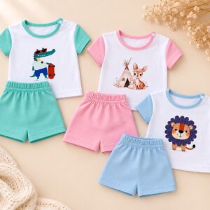 Conjunto Manga Corta con estampa “Lola” T.(1 al 4) Art.415