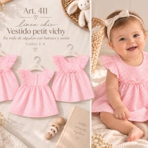 Vestido “Petit Vilchy” Micky Baby T.(1 al 4) Art.411