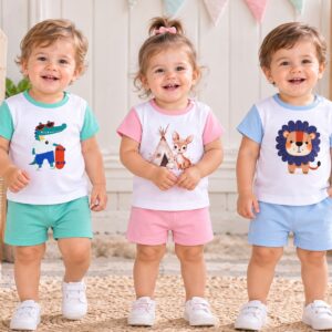 Conjunto Manga Corta con estampa “Lola” T.(1 al 4) Art.415