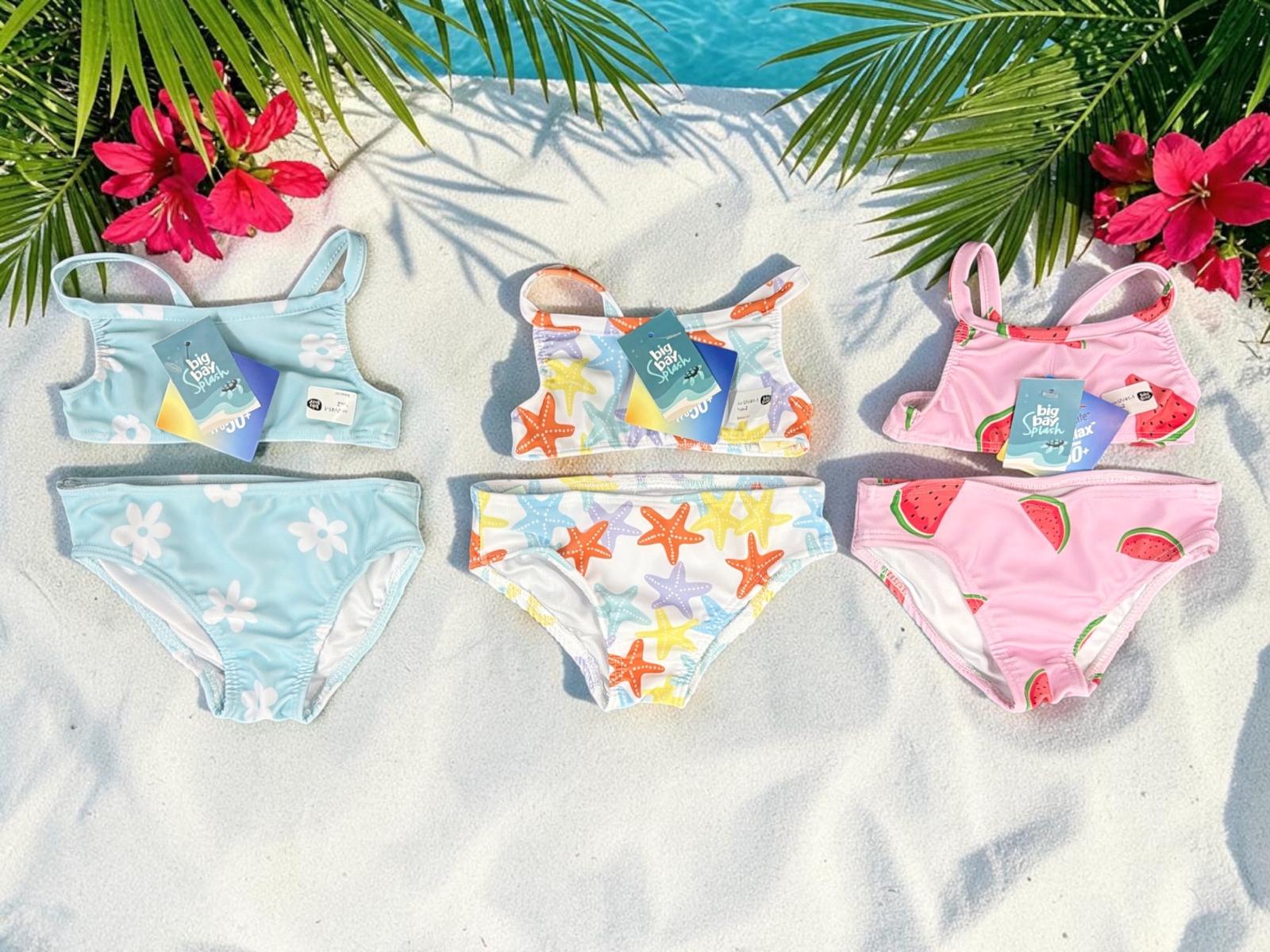 Bikini UV Nena estampada "Big Bay" T.(2-4-6-8 años) Art.41-1 (En bolsa ziploc)