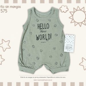 Entero Sin Manga NENE “Mini Dreams” T.(S-M-L-XL) Art.575 SURTIDO DE COLORES-OFERTA PRETEMPORADA