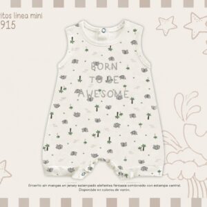 Entero Sin Manga NENE “Mini Dreams” T.(S-M-L-XL) Art.915 SURTIDO DE COLORES-OFERTA PRETEMPORADA