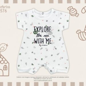 Entero manga corta NENE “Mini Dreams” T.(S-M-L-XL) Art.576 SURTIDO DE COLORES-OFERTA PRETEMPORADA