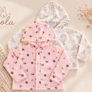 Saquito Algodón Morley CON CAPUCHA “Lola” T.(1 al 4) OFERTA