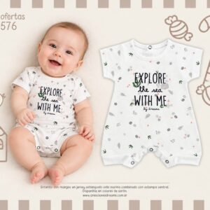 Entero manga corta NENE “Mini Dreams” T.(S-M-L-XL) Art.576 SURTIDO DE COLORES-OFERTA PRETEMPORADA