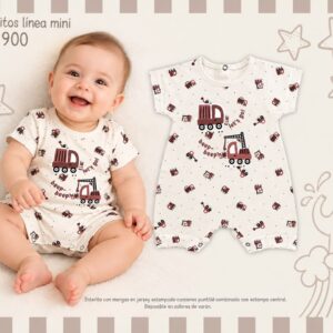 Entero manga corta NENE “Mini Dreams” T.(S-M-L-XL) Art.900 SURTIDO DE COLORES-OFERTA PRETEMPORADA