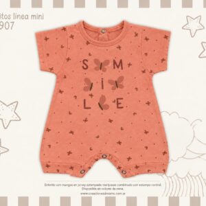 Entero manga corta NENA “Mini Dreams” T.(S-M-L-XL) Art.907 SURTIDO DE COLORES-OFERTA PRETEMPORADA