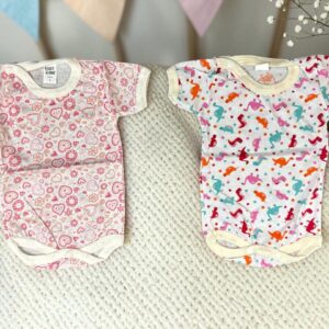 Bodys Manga Corta estampados “Carlos Babies” T.(0 al 3) Pack x 12