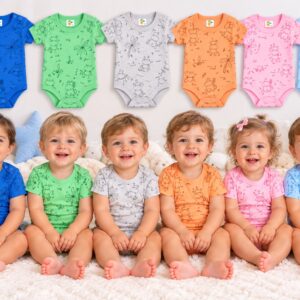 Body Manga Corta Estampado MODA “Naranjo” T.(5 y 6) Art.2621E SUPEROFERTA