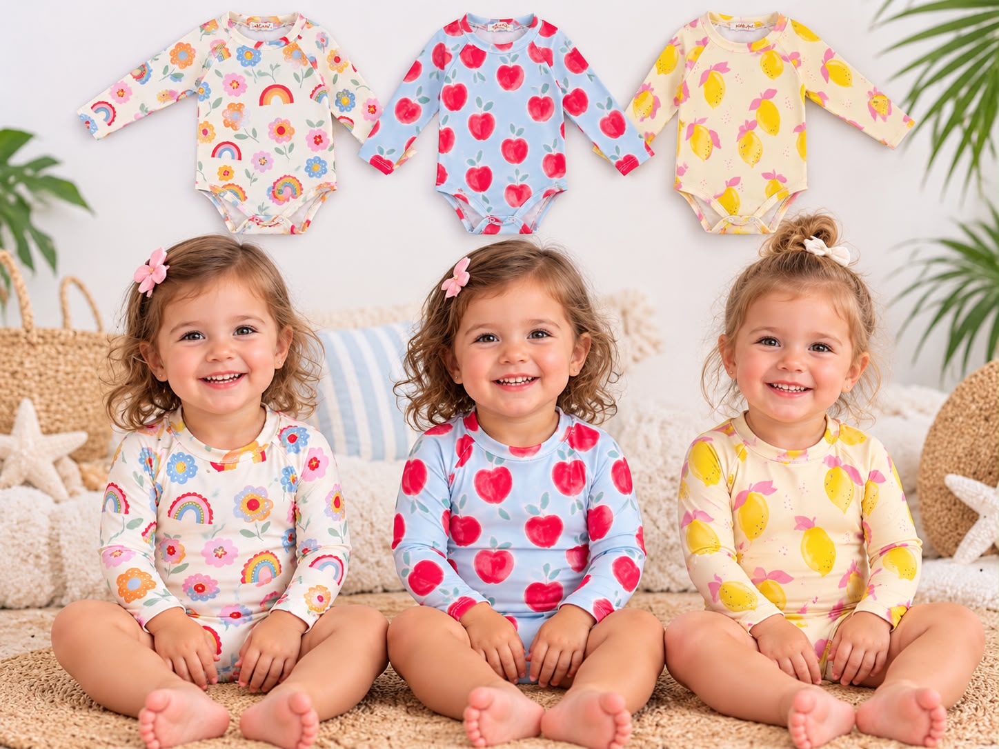 Body UV Estampado Nena “Naranjo” T.(2 al 6)(Hasta 3 años) Art.59124