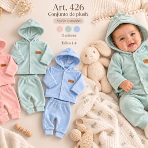 Conjunto Plush "Micky Baby" T.(1 al 4) Art.426