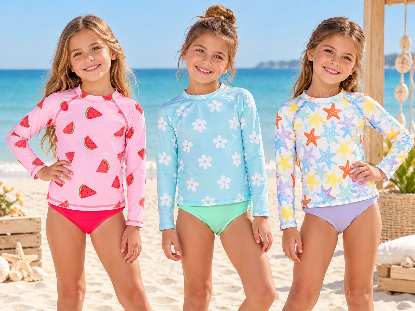 Conjunto UV Estampado NIÑA Big Bay T.(2-4-6-8 años) Art.43-1