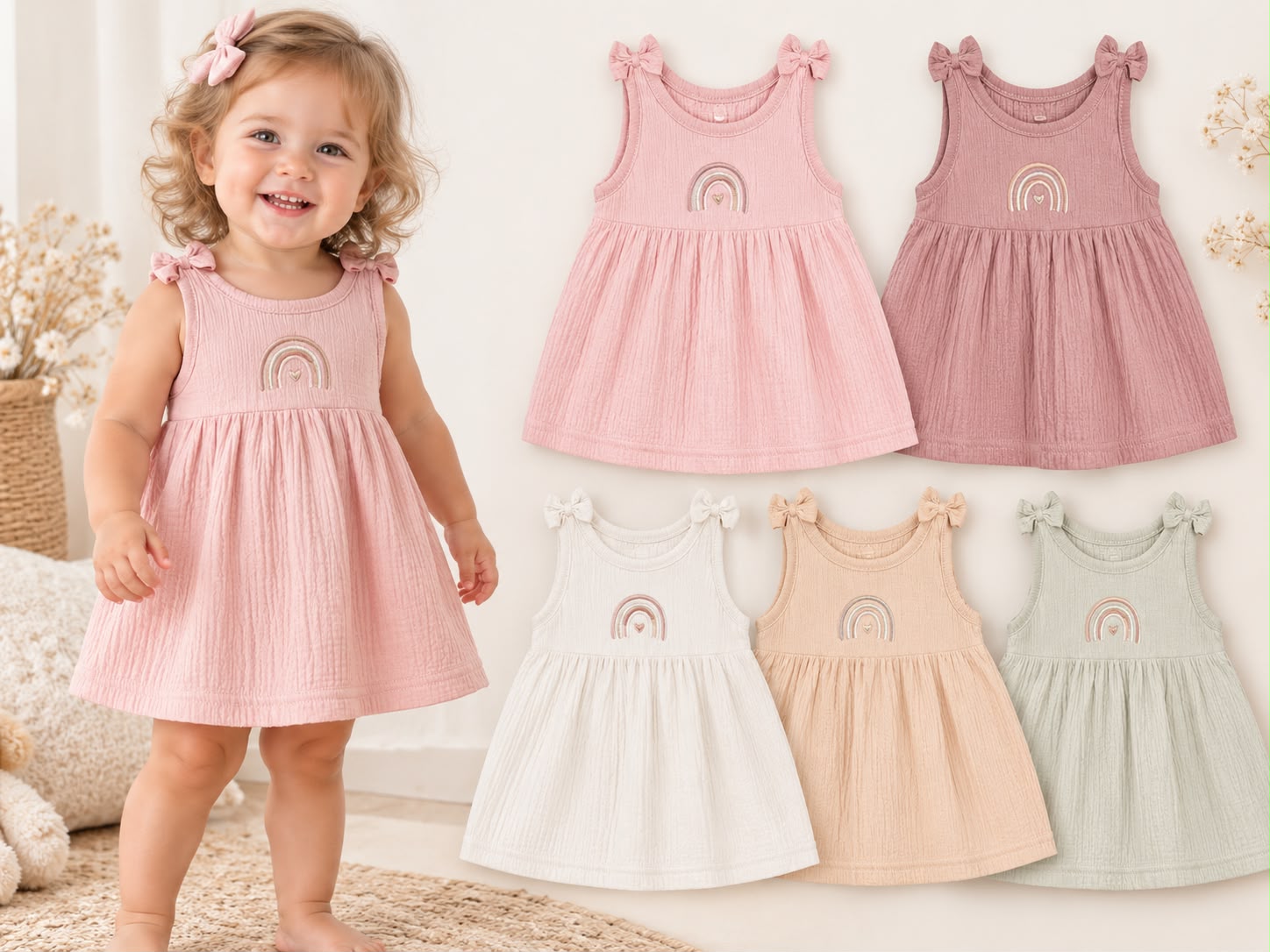 Solero “Bambula” Bordado Mini Dreams T.(6-9-12-18 meses) Art.745