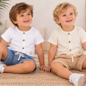 Conjunto Bambula (Camisa + Short) Yaby T.(9-12/12-18/24/36 meses) Art.27014