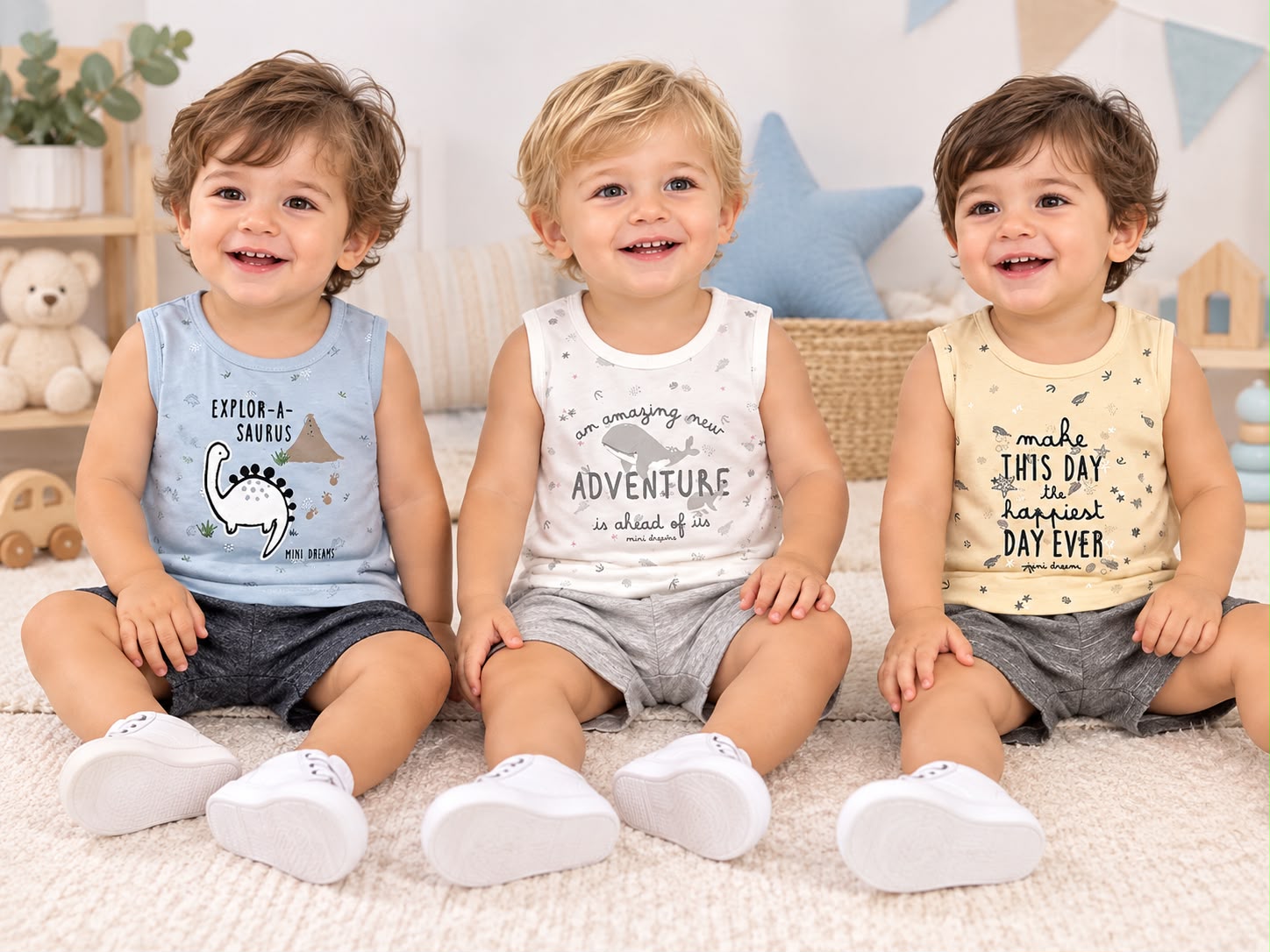 Conjunto Sin Manga NENE Dreams T.(6-9-12-18 meses) Art.589 Surtido en colores VARIOS-OFERTA PRETEMPORADA