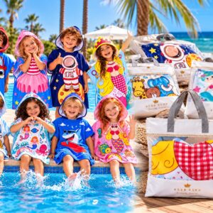 Poncho Infantil "Toalla Towell" (De 2 a 6 años) Surtido en Diseños en Bolsita de regalo