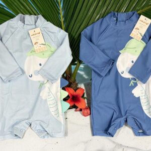 Entero UV estampado con orejas BEBE "Naranjo" T.(2 al 6)(Hasta 3 años) Art.59230