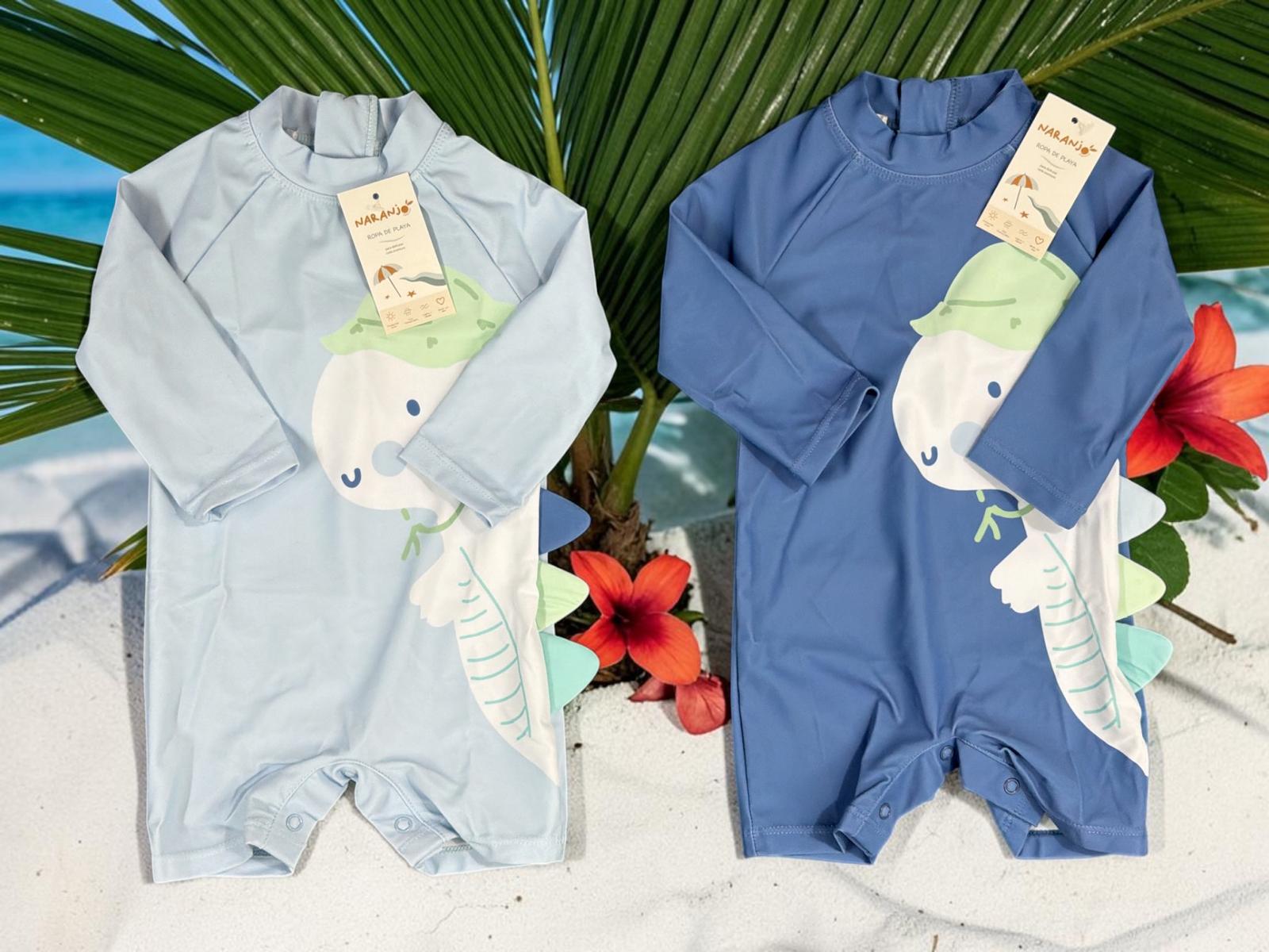 Entero UV estampado con orejas BEBE "Naranjo" T.(2 al 6)(Hasta 3 años) Art.59230