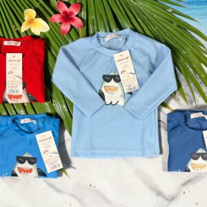 Remera UV Con Estampa Bebe “Naranjo” T.(2 al 6)(Hasta 3 años) Art.5922 (En bolsa de ziploc)