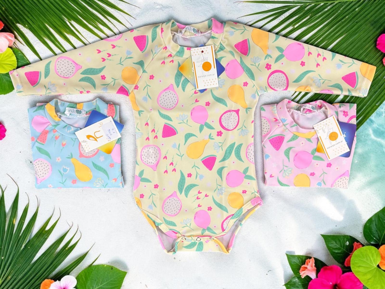Body UV Beba Naranjo T.(2 al 6)(Hasta los 3 años) Art.5919 (En bolsa ziploc) SUPEROFERTA