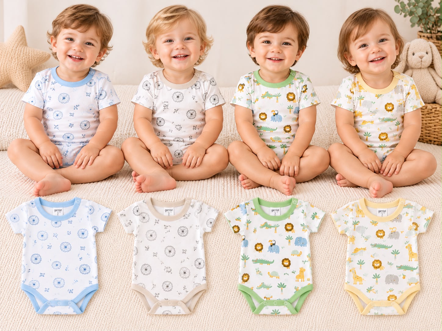 Body Estampado Nene Manga Corta "Gamise" T.(5-6-7) Art.5960