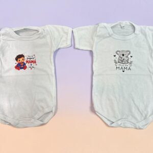 Body Manga Corta “Mama” T.(0 al 3) Pack x 12 SUPEROFERTA