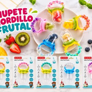 Chupete para fruta con sonajero “Analia Babies” Hermosos Diseños