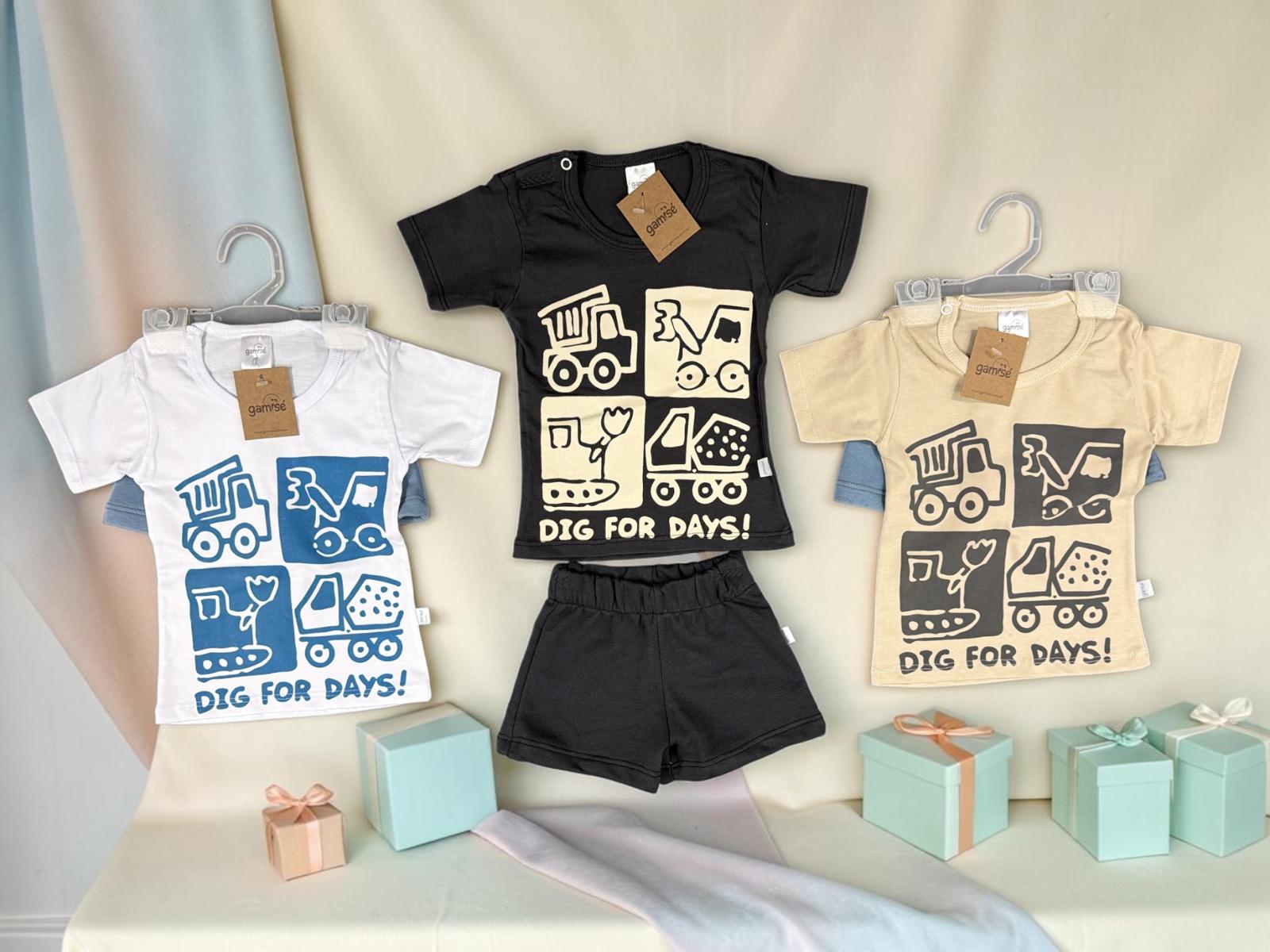 Conjunto Manga Corta (Remera y Short) “Gamise” T.(1 al 5) Art.30370