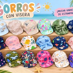 Gorro con Vísera Ajustables T.(1 al 4) Pack x 6