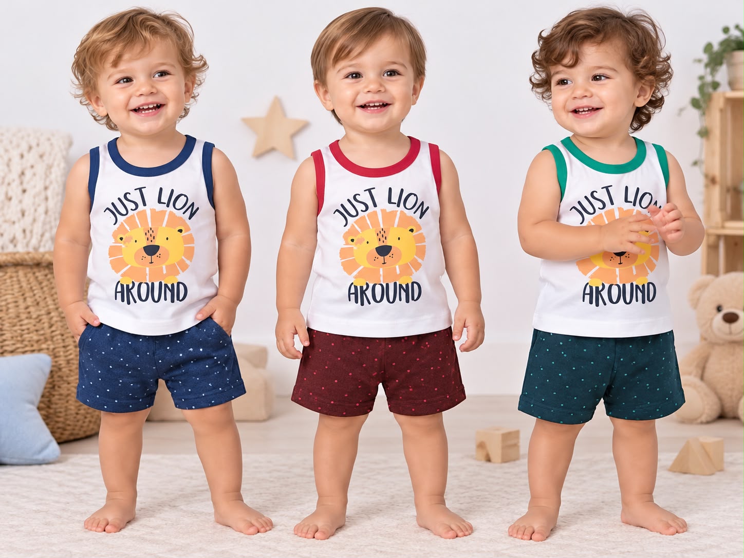 Conjunto Sin Manga “Andy” T.(1 al 5) SUPEROFERTA