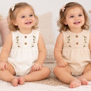 Body Sin Manga Bambula Cuello Mao “Yaby” T.(0-3/3-6/6-9/9-12/12-18 meses) Art.27045